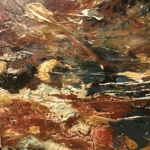 Mixed media on canvas  120 x 130 cm