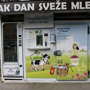 Melkautomaat in Domzale