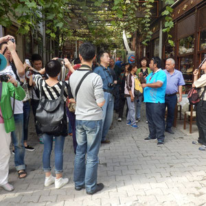 Fotograferen, fotograferen en thuis in Japan kijken