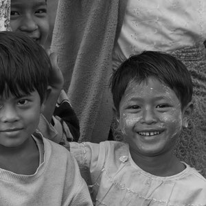 Myanmar people - fröhliche Kinder