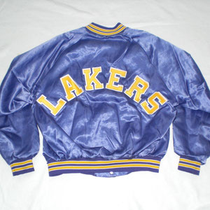 AUSVERKAUFT / SOLD OUT - NBA Los Angeles Lakers Chalk Line Jacke/back (Gebraucht)