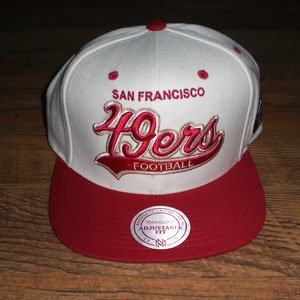 AUSVERKAUFT / SOLD OUT - NFL San Francisco 49ers Mitchell & Ness Snapback Cap (Neuware)