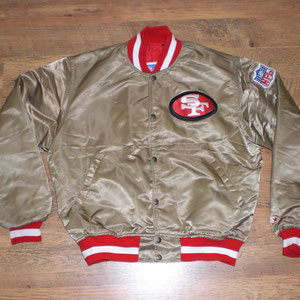 AUSVERKAUFT / SOLD OUT - NFL San Francisco 49ers Starter Jacke/front (Gebraucht) 