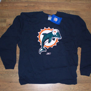 AUSVERKAUFT / SOLD OUT - NFL Miami Dolphins Reebok Sweatshirt (Neuware)