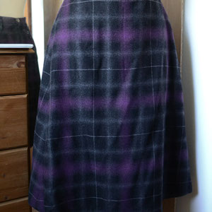 ~plaid wool skirt~