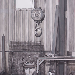 Atelier Cance - acrylique sur médium - 100 x 73 cm - 2017 - Didier Goguilly