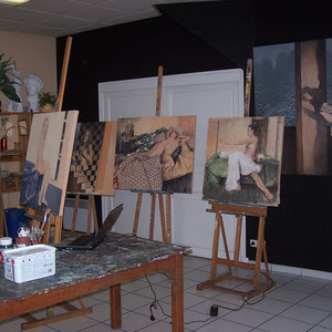Atelier - Didier Goguilly - Sommeil et illusion " Éros " exposition à l'ARTSENAL