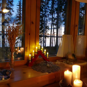 Dinner for two in autumn