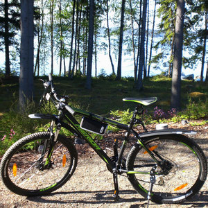 4 Tourenbikes im Sommer inklusive. 2 Winterbikes für Erwachsene im Winter inklusive