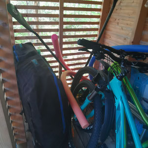 Shelter with your 2 inflatable SUP´s