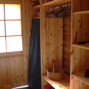 Wardrobe at the entry