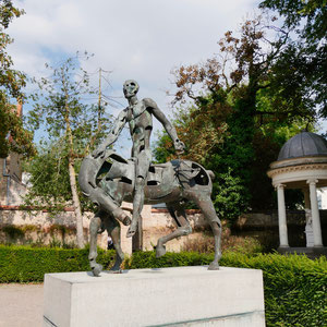 Brügge die Apokalyptischen Reiter am Arendshof
