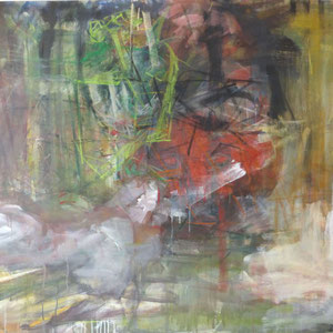 130 x 110 cm, Acryl, Pastell auf Leinwand