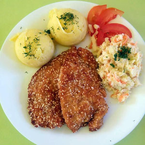 kotlety drobiowe w sezamie