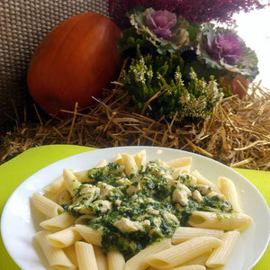Pene- kurczak w szpinaku