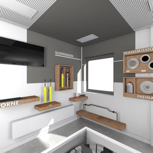 VUE 3D SUR SHOW-ROOM 3