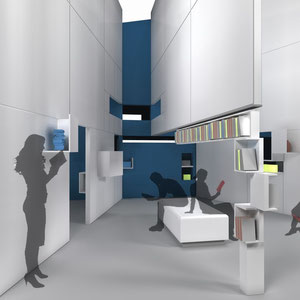 VUE PARTICULIERE SUR STAND