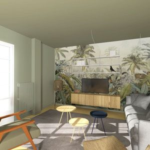 VUE SUR SEJOUR PROJET