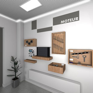 VUE 3D SUR SHOW-ROOM 5