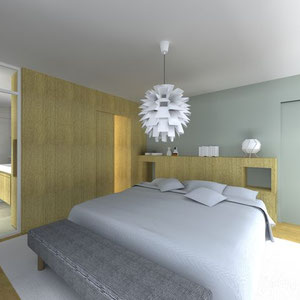 VUE SUR LA CHAMBRE PARENTALE