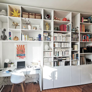 VUE SUR BIBLIOTHEQUE REALISEE