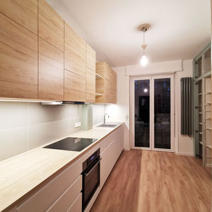 VUE SUR LA CUISINE EN COURS DE TRAVAUX