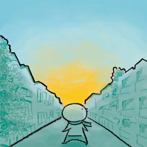 2022年2月 「日が少しずつ」