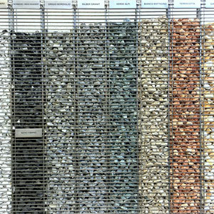 Füllmaterial - Edelstahl Gabionen Sichtschutz Martino Design Füllmaterial - Edelstahl Gabionen Sichtschutz Martino Design