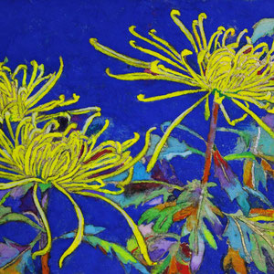 《糸菊》　10.0×14.8cm　2015