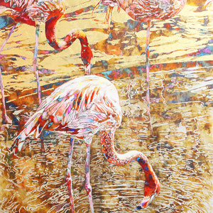 《耀》　130.3×89.4cm　2013　　／第48回日春展