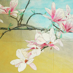《木蓮》　31.8×41.0cm　2016