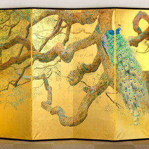 《孔雀－静－》　168.5×351.0cm　2017