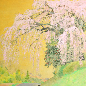 《三春 馬場の桜》　38.0×45.5cm　2017