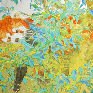 《かくれんぼ》　33.3×45.5cm　2016