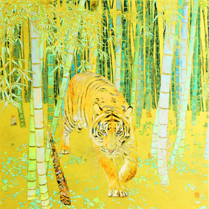 《虎》  60.6×60.6cm　2015