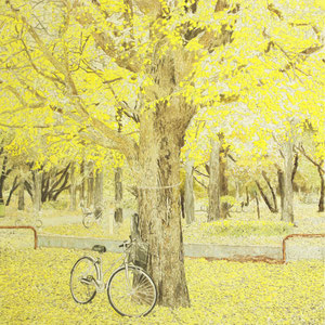 《イチョウの木》　45.5×45.5cm　2012