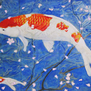 《悠々》　33.3×45.5cm　2016