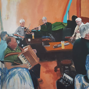 Betty's Bar I, 2023, acrylic on canvas, 80 x 100 cm