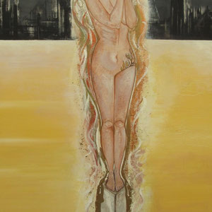 Lost Connection, Mixed Media on Canvas, 2013. 