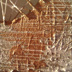 Canvas Sculpture - The Elements 4 close up..