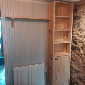 meuble etagere cuicine frene massif vendee