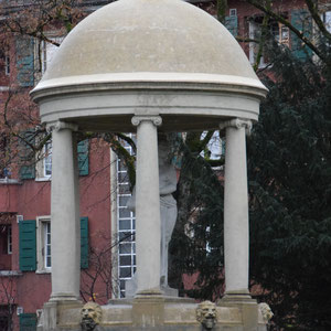 Brunnen, Brunnenanlage, Florapark, Bern, André Iseli Steinmetz, Kunststeinbrunnen, Restaurierung