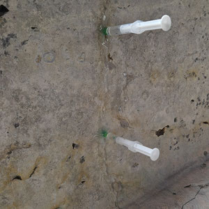 Restaurierung Brunnentorg in Kalkstein