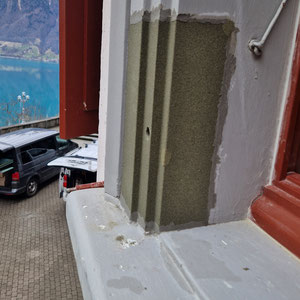 Grandhotel Giessbach Fenstergewände flicken
