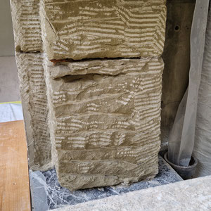 Sanierung Lisene aus Berner Sandstein