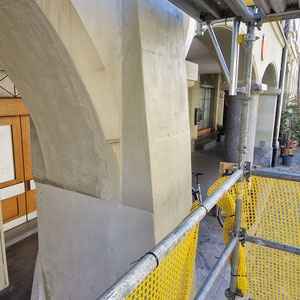 Sanierung Lisene aus Berner Sandstein