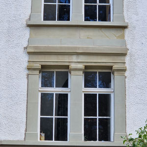 Fassadenrestaurierung, Thun, André Iseli Steinmetz, Sandstein, Fassade, 