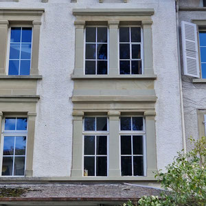 Fassadenrestaurierung, Thun, André Iseli Steinmetz, Sandstein, Fassade, 