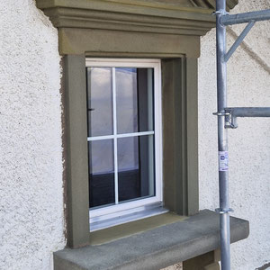 Fassadenrestaurierung, Thun, André Iseli Steinmetz, Sandstein, Fassade, 