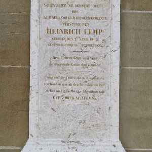 Kirche Hindelbank, Restaurierung Schriftplatten